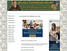 Tablet Screenshot of military.careerdictionary.com